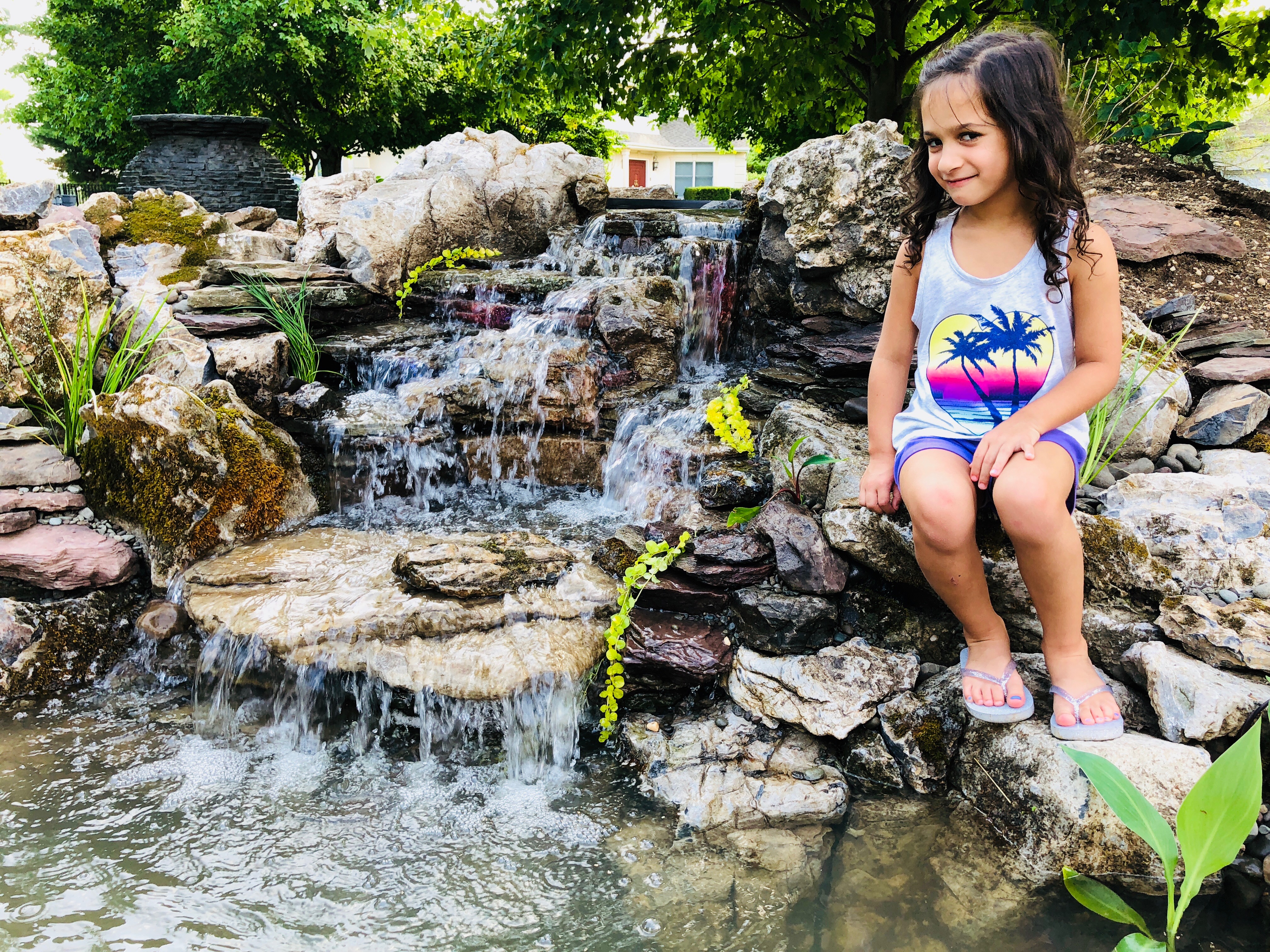 Pond Waterfall – Melville, NY Rainwater Harvest